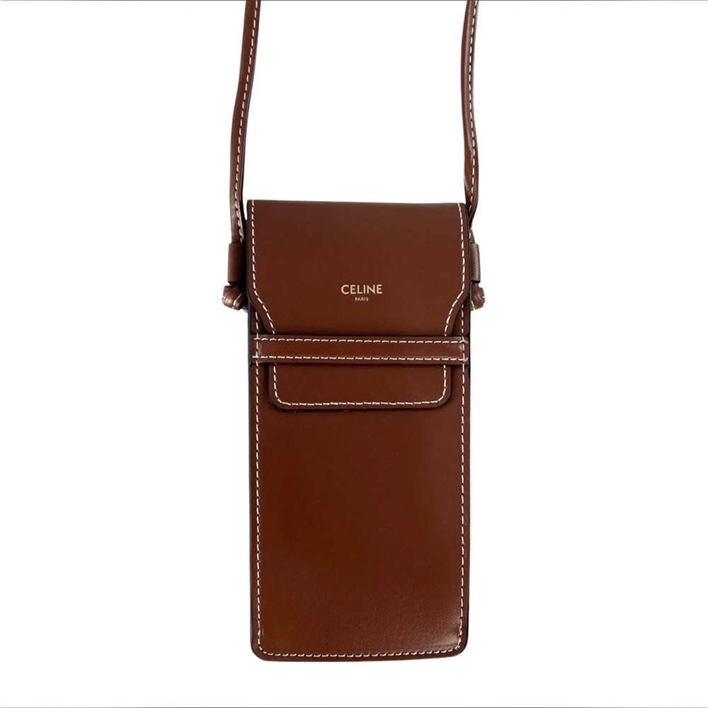 Celine Tan Leather Belt Bag